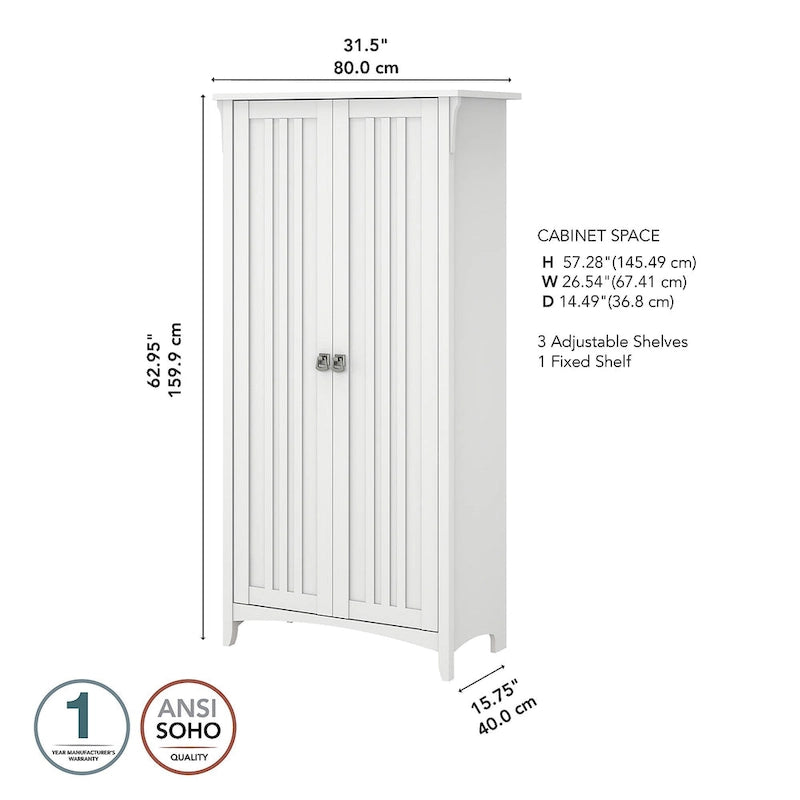 Armoire haute de rangement avec portes