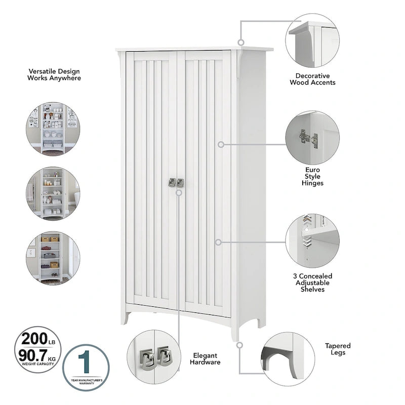 Armoire haute de rangement avec portes