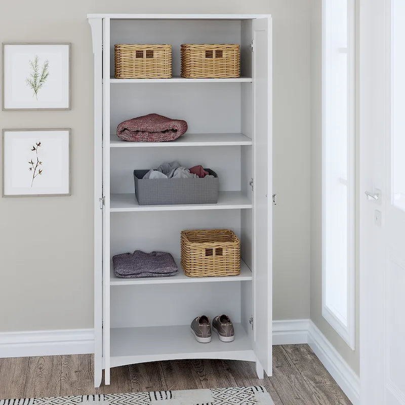 Armoire haute de rangement avec portes
