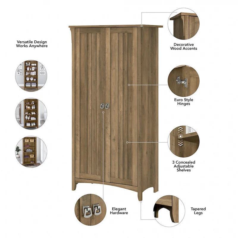 Armoire haute de rangement avec portes
