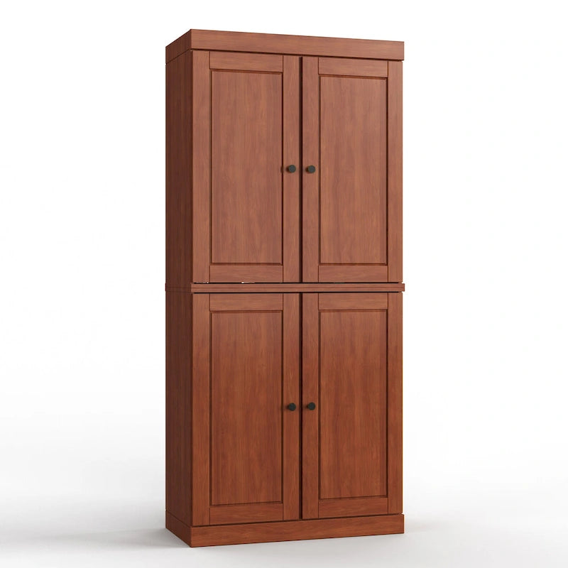 Meuble de salle de bain 32 po en bois massif avec portes optionnelles
