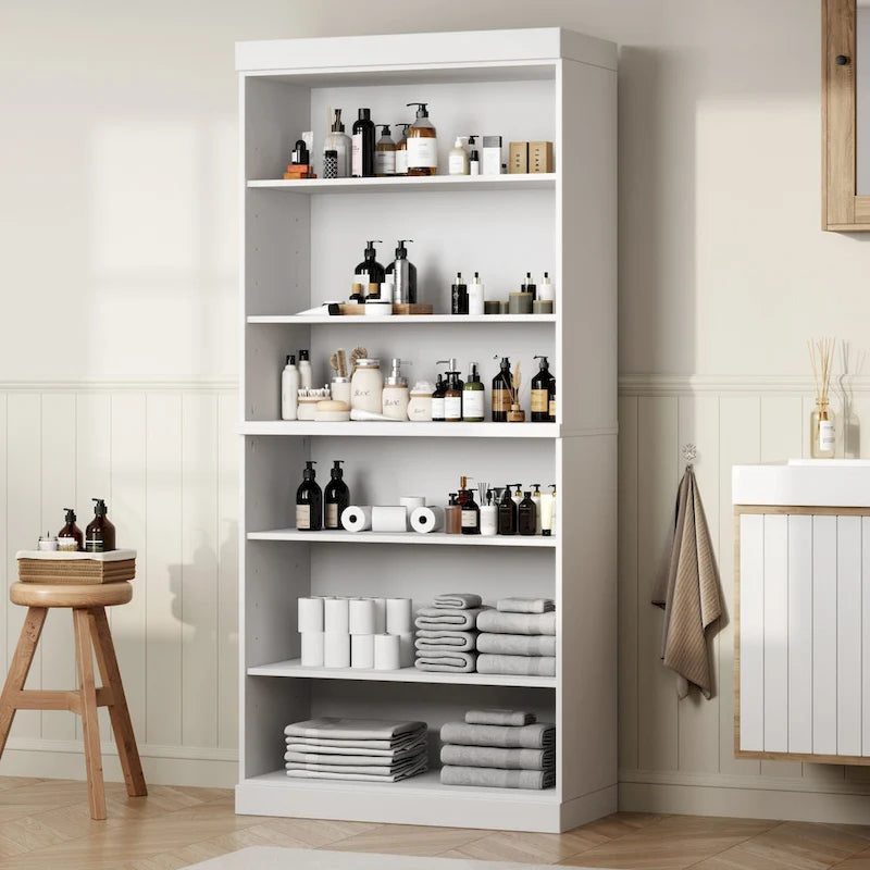 Meuble de salle de bain 32 po en bois massif avec portes optionnelles