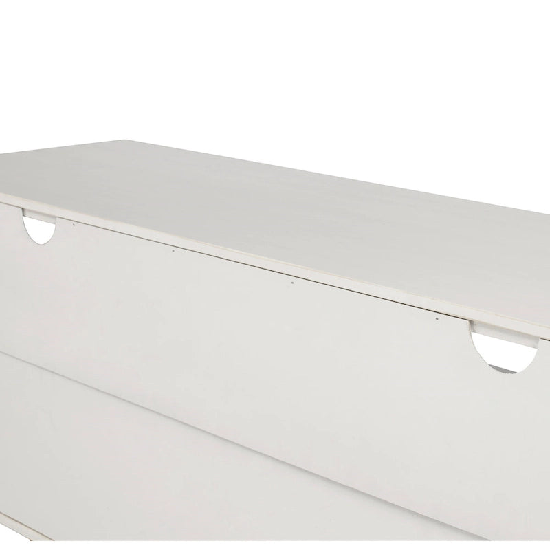 Meuble TV 58 pouces en bois massif de style Mid-Century