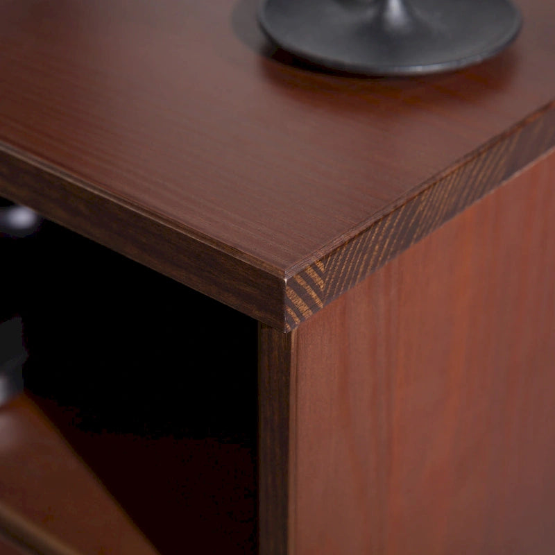 Meuble TV 58 pouces en bois massif de style Mid-Century