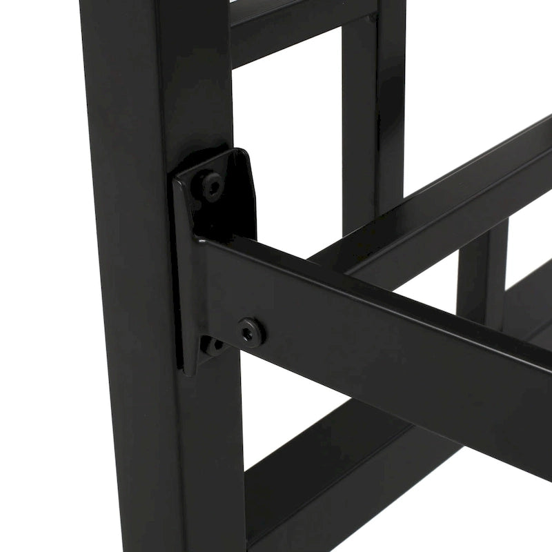 Cadre de lit plateforme King-Size en fer moderne