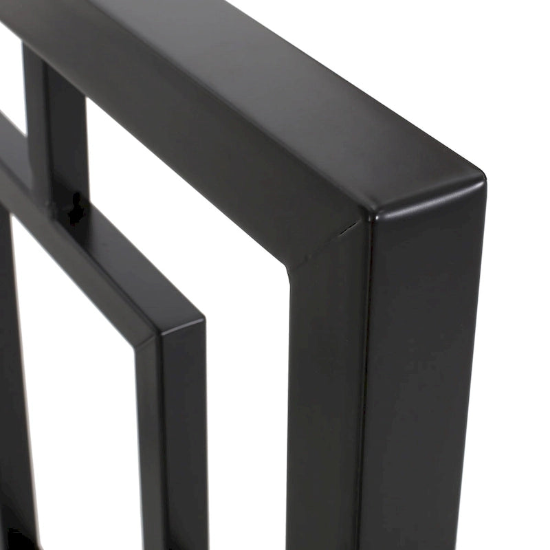 Cadre de lit plateforme King-Size en fer moderne