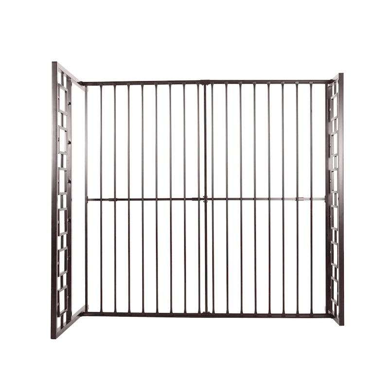 Cadre de lit plateforme King-Size en fer moderne