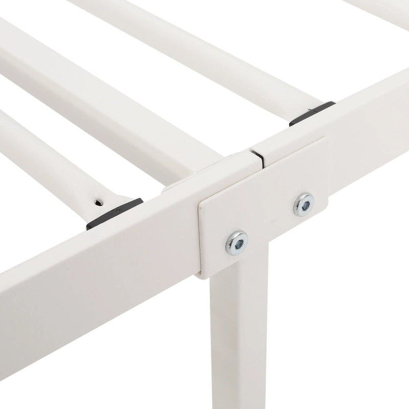 Cadre de lit plateforme King-Size en fer moderne
