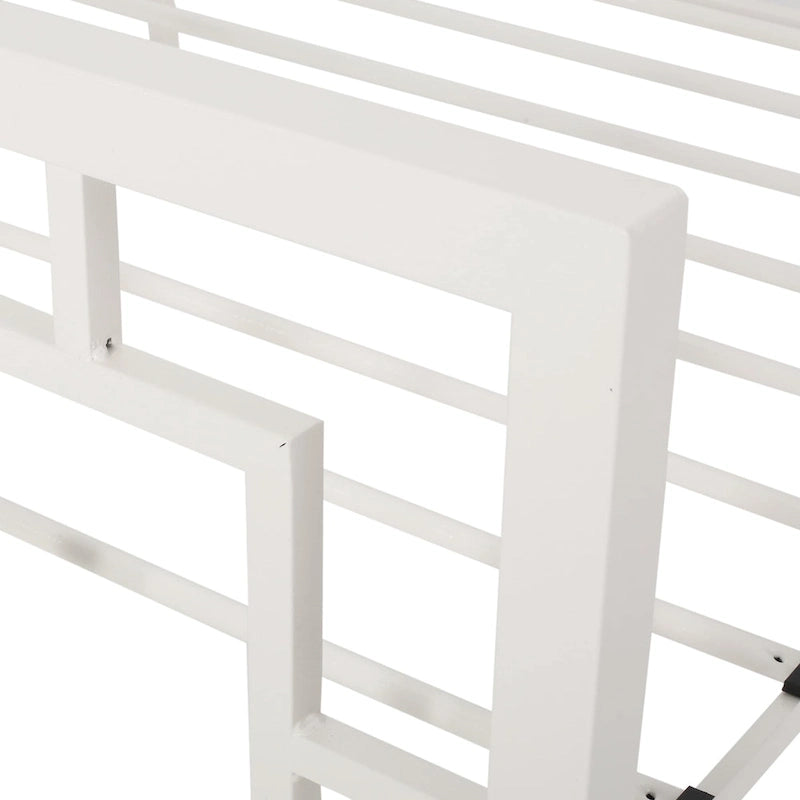 Cadre de lit plateforme King-Size en fer moderne