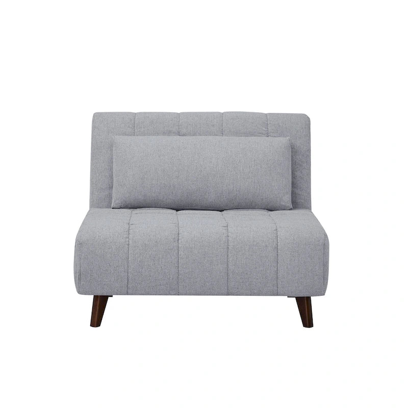 Chaise convertible moderne qui se transforme en chaise longue ou en lit simple