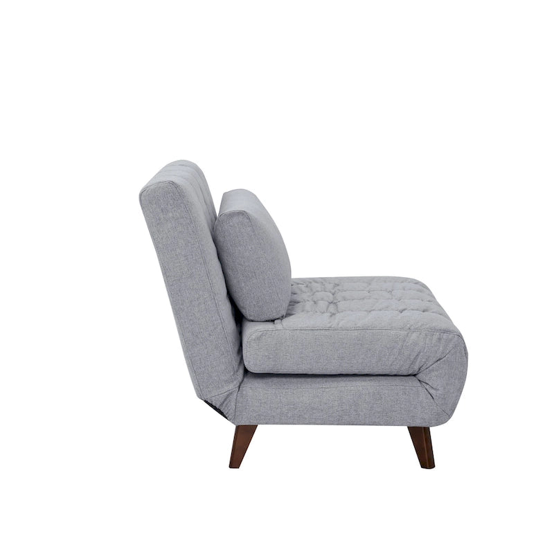 Chaise convertible moderne qui se transforme en chaise longue ou en lit simple
