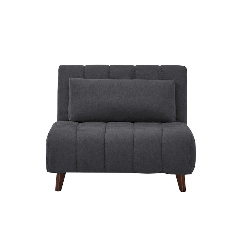 Chaise convertible moderne qui se transforme en chaise longue ou en lit simple