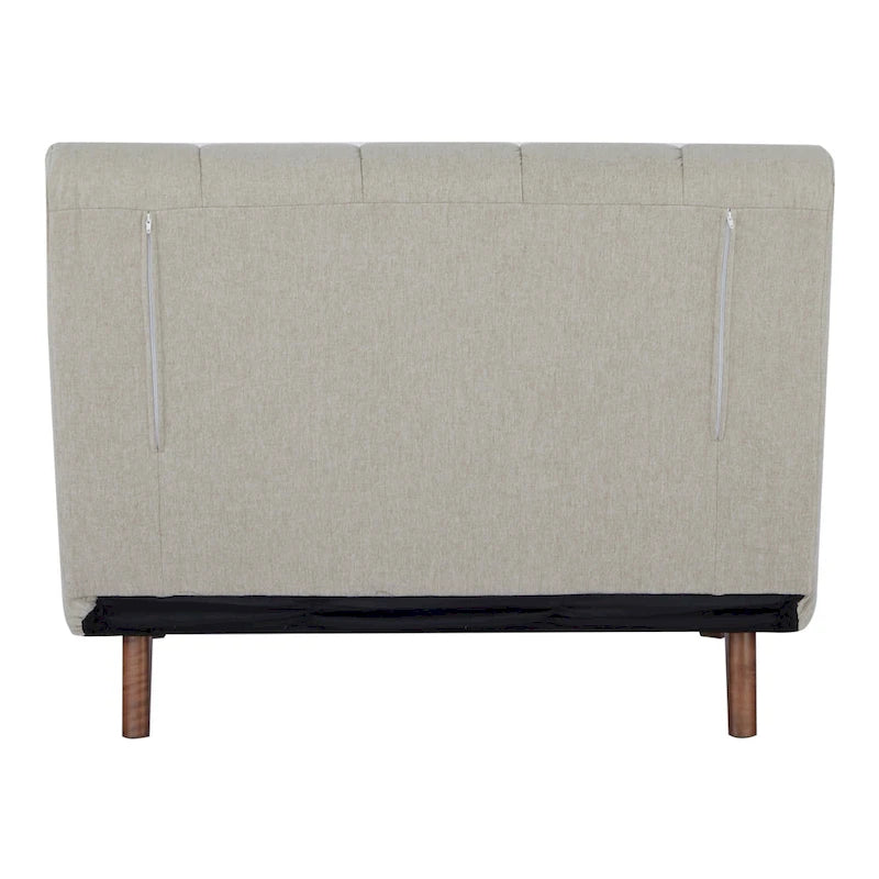 Chaise convertible moderne qui se transforme en chaise longue ou en lit simple