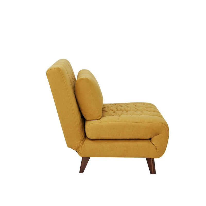 Chaise convertible moderne qui se transforme en chaise longue ou en lit simple