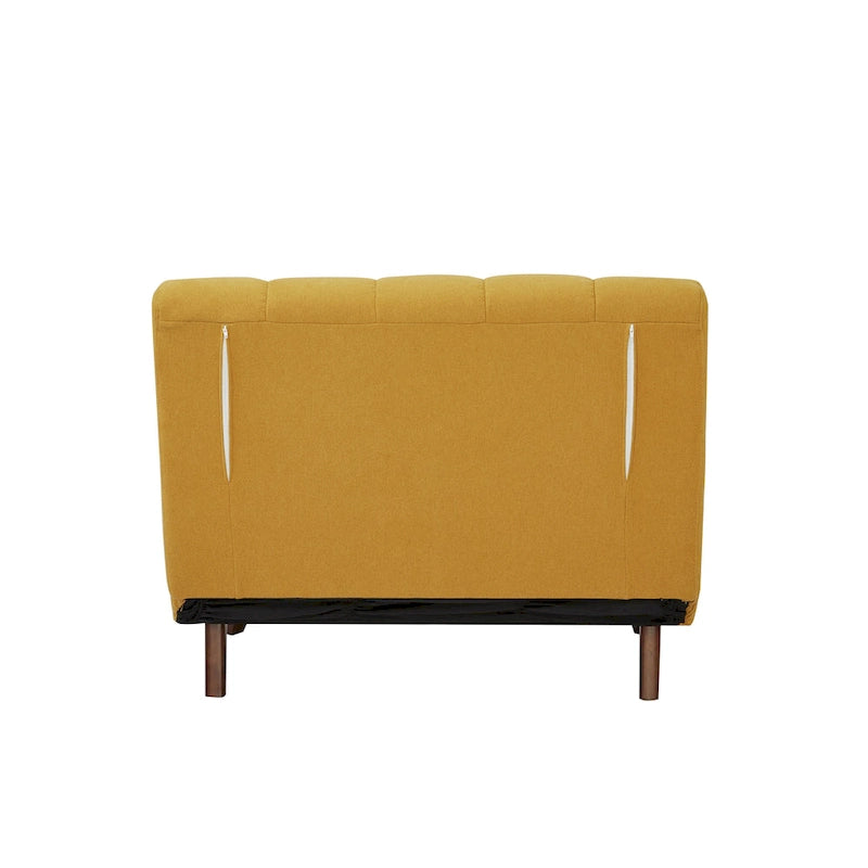 Chaise convertible moderne qui se transforme en chaise longue ou en lit simple