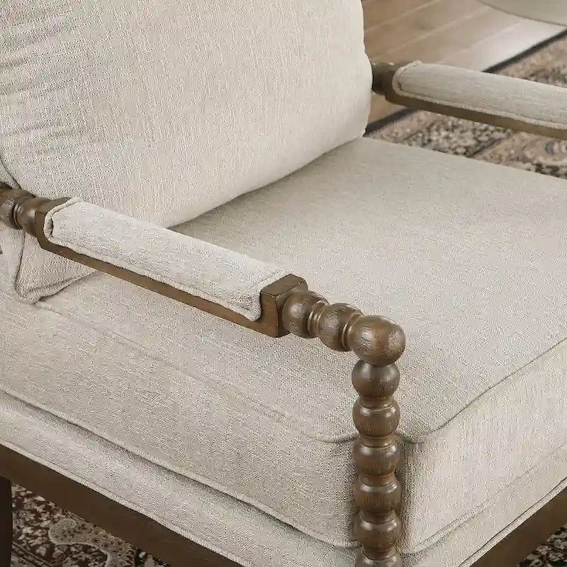 Fauteuil moderne Spindle, Fauteuil d'appoint pour le salon