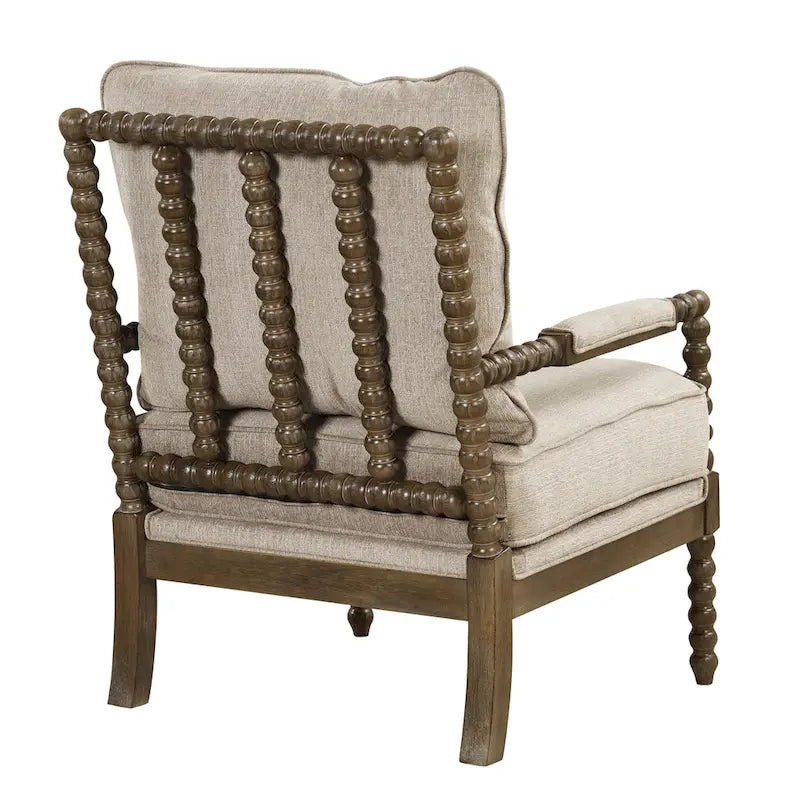 Fauteuil moderne Spindle, Fauteuil d'appoint pour le salon