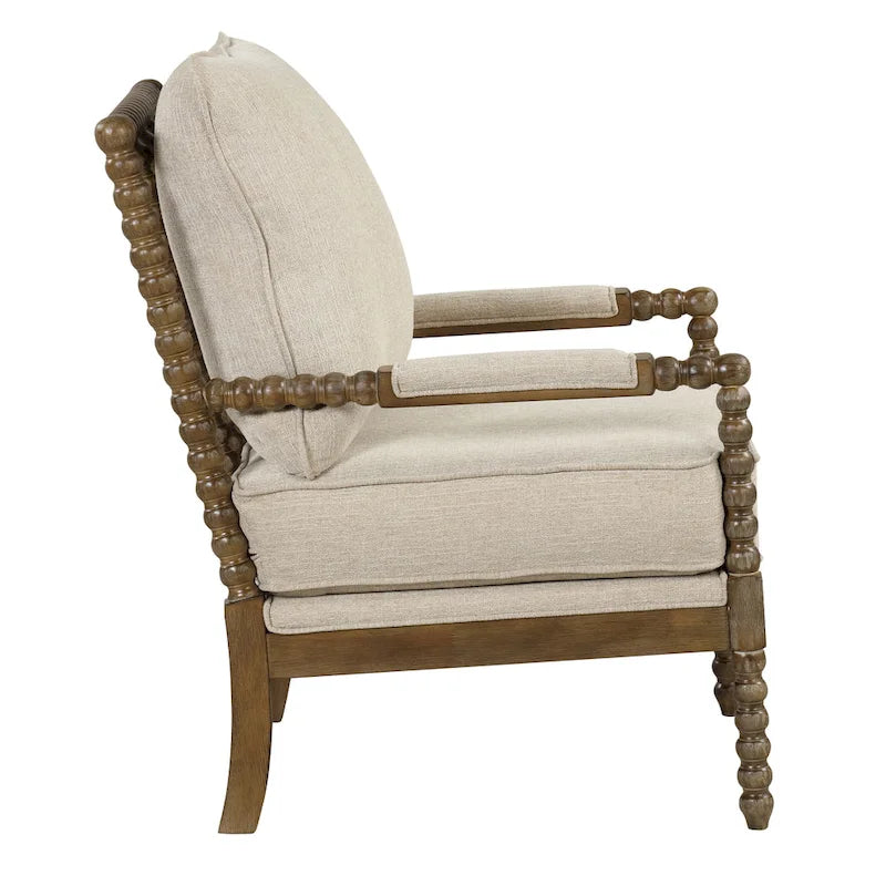 Fauteuil moderne Spindle, Fauteuil d'appoint pour le salon