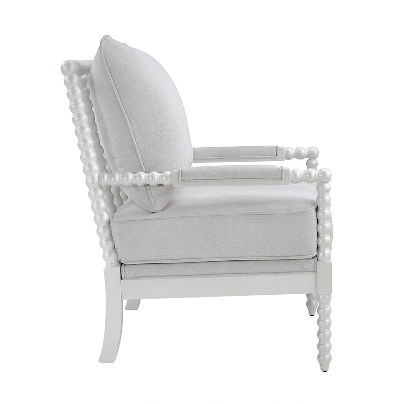 Fauteuil moderne Spindle, Fauteuil d'appoint pour le salon