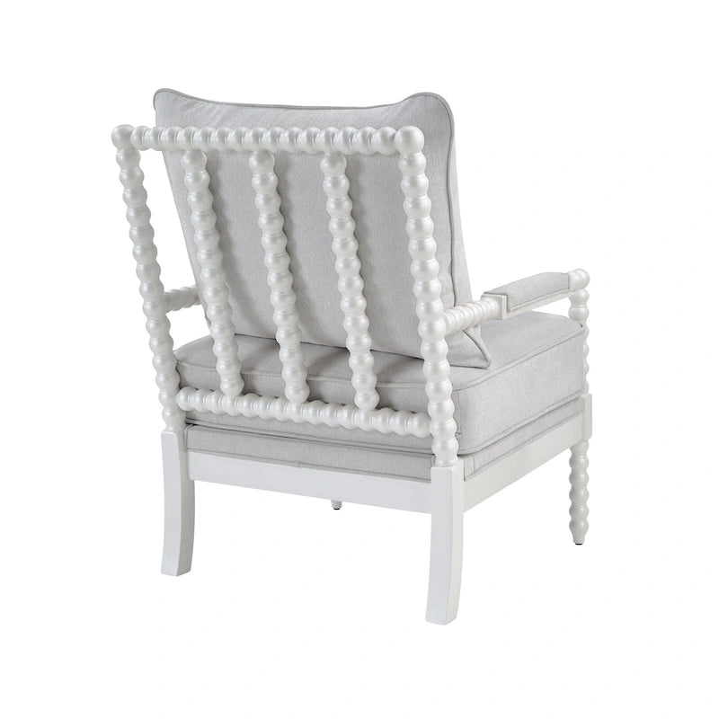 Fauteuil moderne Spindle, Fauteuil d'appoint pour le salon