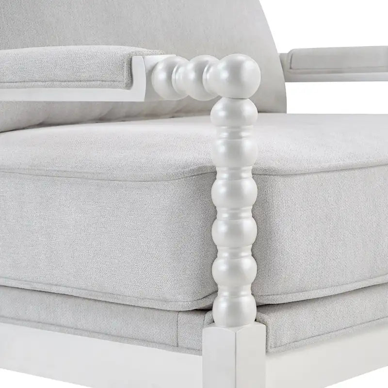Fauteuil moderne Spindle, Fauteuil d'appoint pour le salon