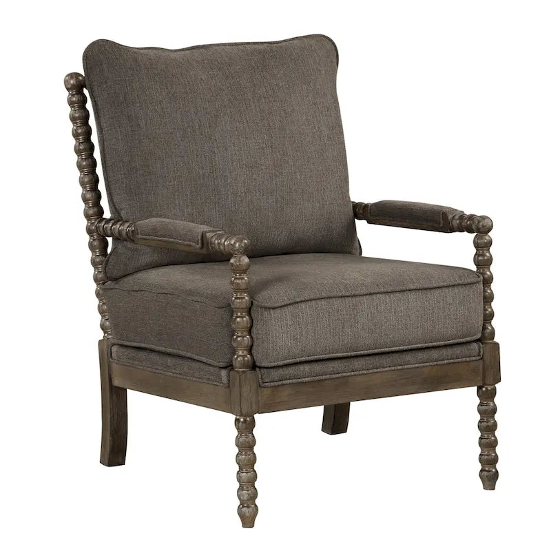 Fauteuil moderne Spindle, Fauteuil d'appoint pour le salon