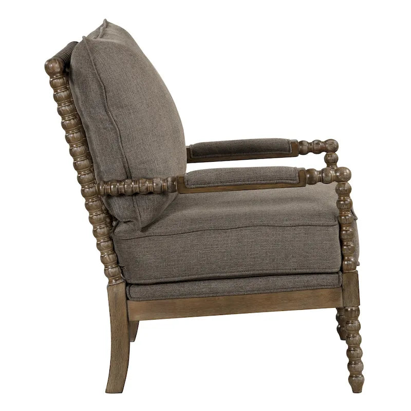 Fauteuil moderne Spindle, Fauteuil d'appoint pour le salon