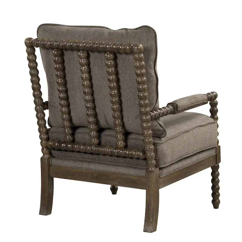 Fauteuil moderne Spindle, Fauteuil d'appoint pour le salon