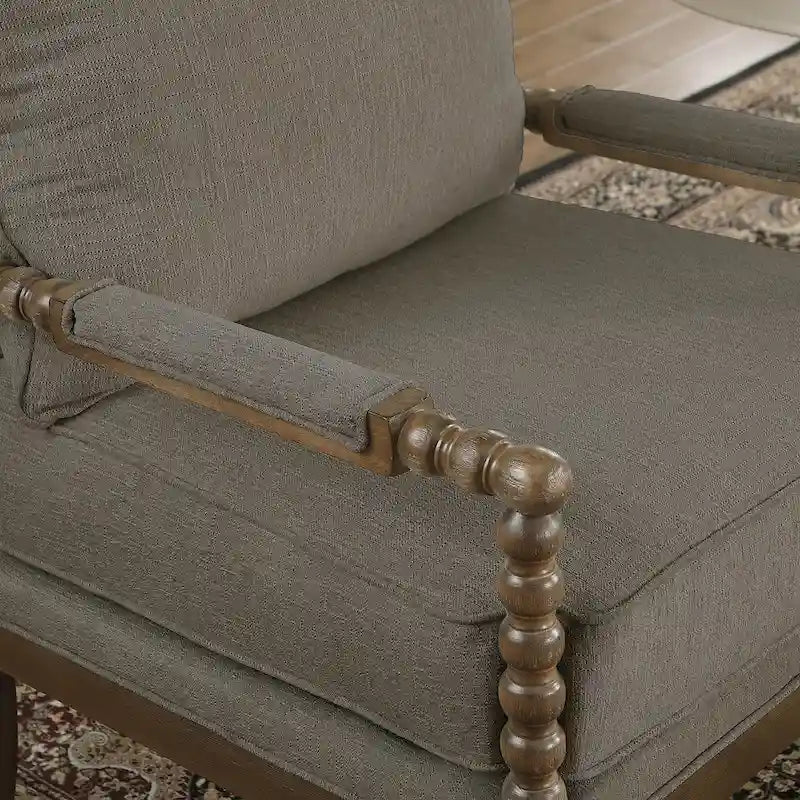 Fauteuil moderne Spindle, Fauteuil d'appoint pour le salon