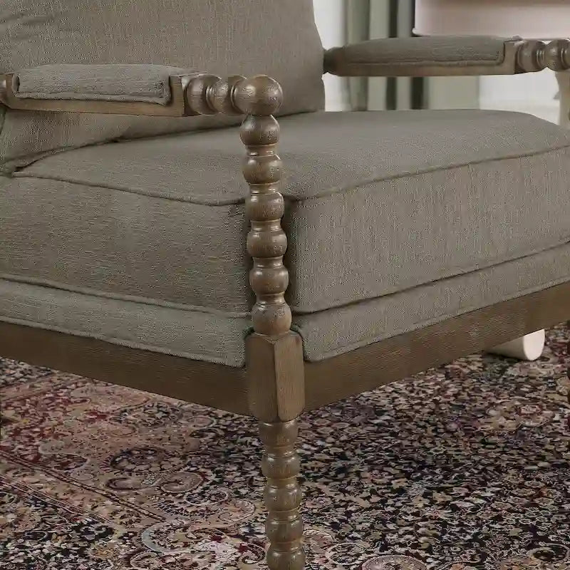Fauteuil moderne Spindle, Fauteuil d'appoint pour le salon