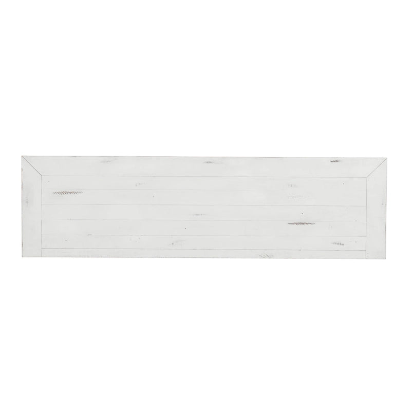 Meuble TV console en bois massif de 165 cm