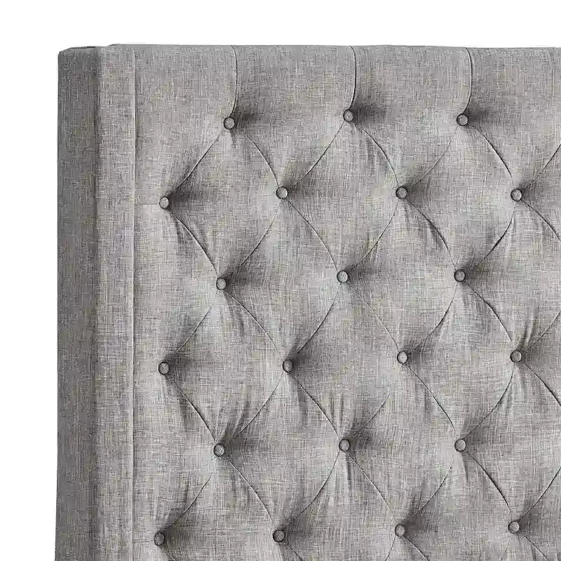 Tête de lit capitonnée à oreilles