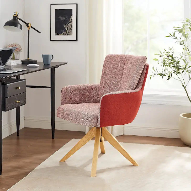 Chaise de bureau pivotante Mid-Century Modern