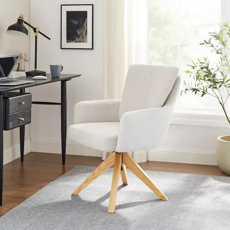 Chaise de bureau pivotante Mid-Century Modern