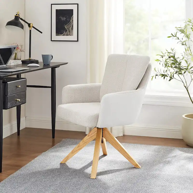 Chaise de bureau pivotante Mid-Century Modern