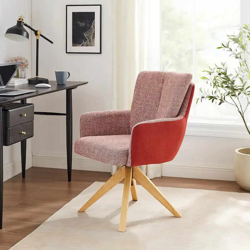 Chaise de bureau pivotante Mid-Century Modern