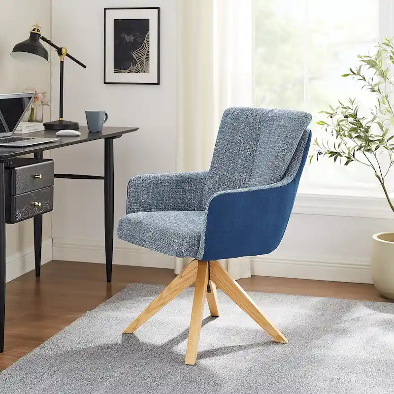 Chaise de bureau pivotante Mid-Century Modern