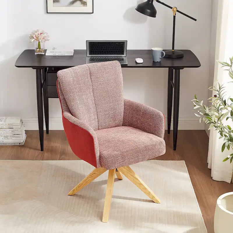 Chaise de bureau pivotante Mid-Century Modern