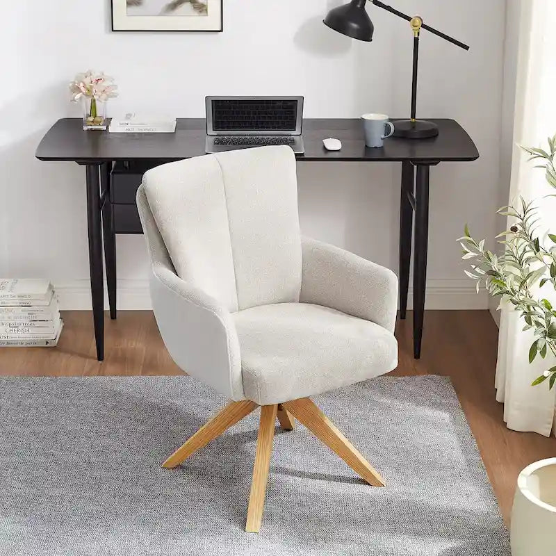 Chaise de bureau pivotante Mid-Century Modern