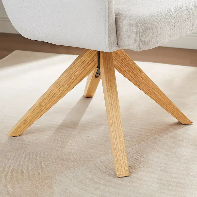 Chaise de bureau pivotante Mid-Century Modern