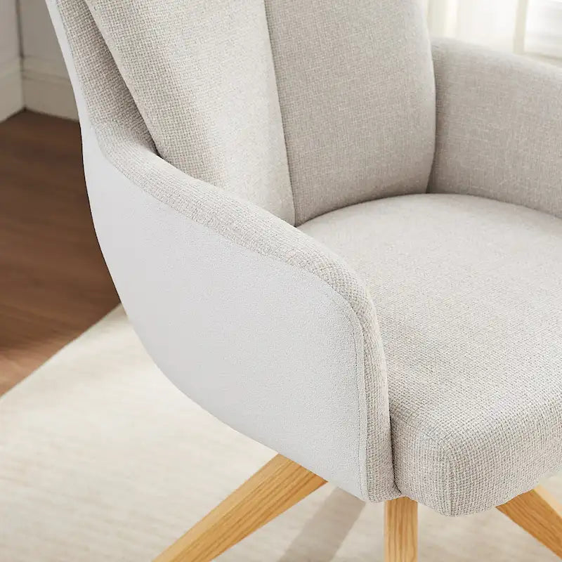 Chaise de bureau pivotante Mid-Century Modern