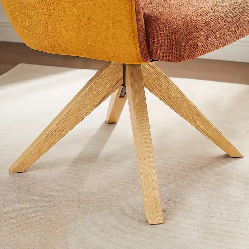 Chaise de bureau pivotante Mid-Century Modern