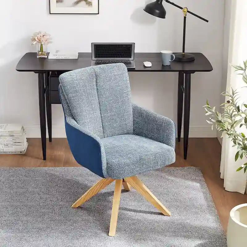 Chaise de bureau pivotante Mid-Century Modern