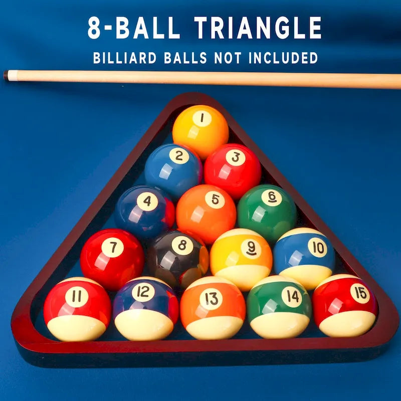 Râteliers de boules de billard en acajou massif pour billes de 57 mm