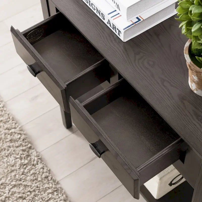 Console d'entrée en bois massif