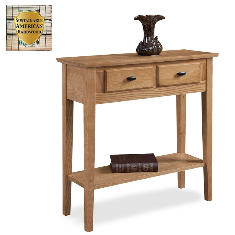 Console d'entrée en bois massif