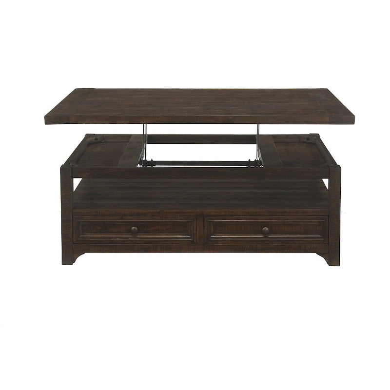 Table basse relevable en bois massif