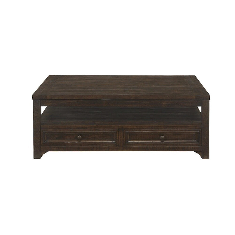 Table basse relevable en bois massif