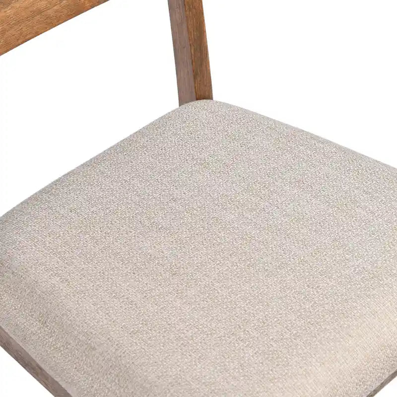 Table à manger carrée en hévéa massif pour salle à manger de style fermier