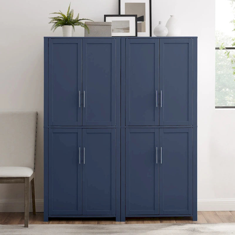 Armoire de rangement de cuisine avec étagères réglables